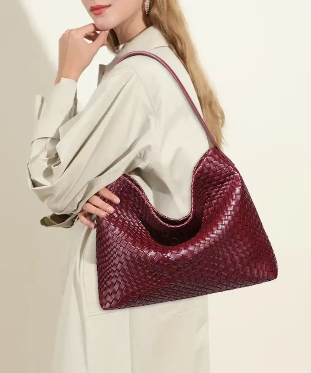 Margaret Woven Tote Bag