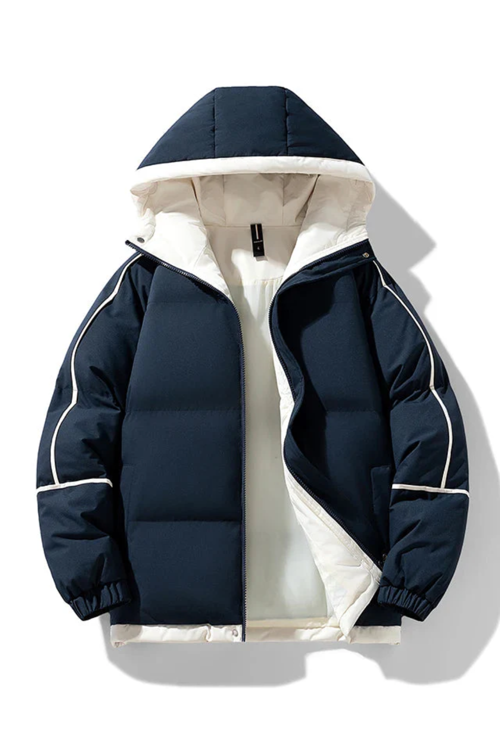 Women's Insulated Hooded Puffer Jacket - Windproof Winter Parka