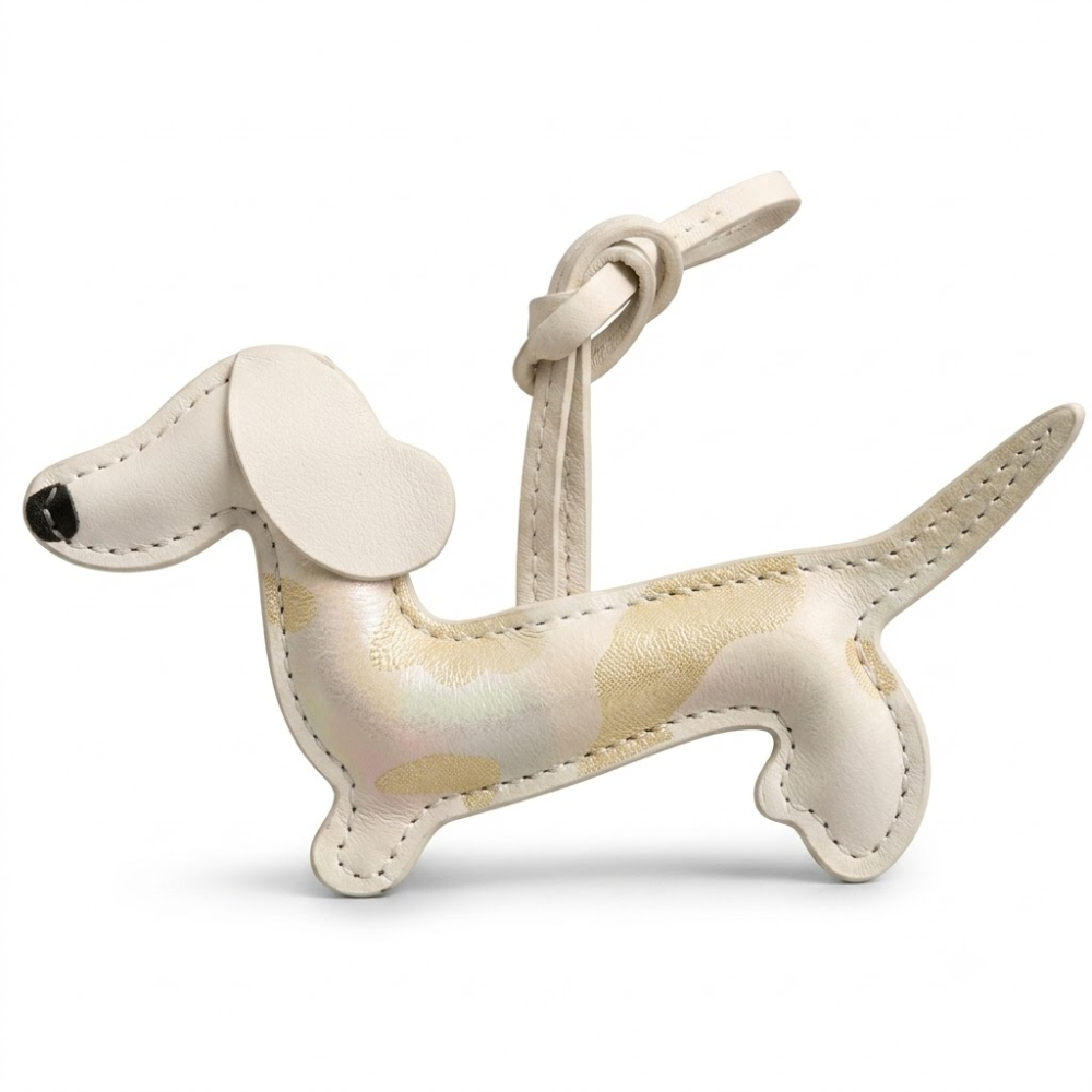 Leather Dachshund Charm