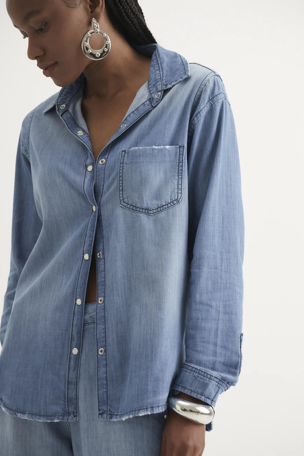 Potsdam basic denim Shirt
