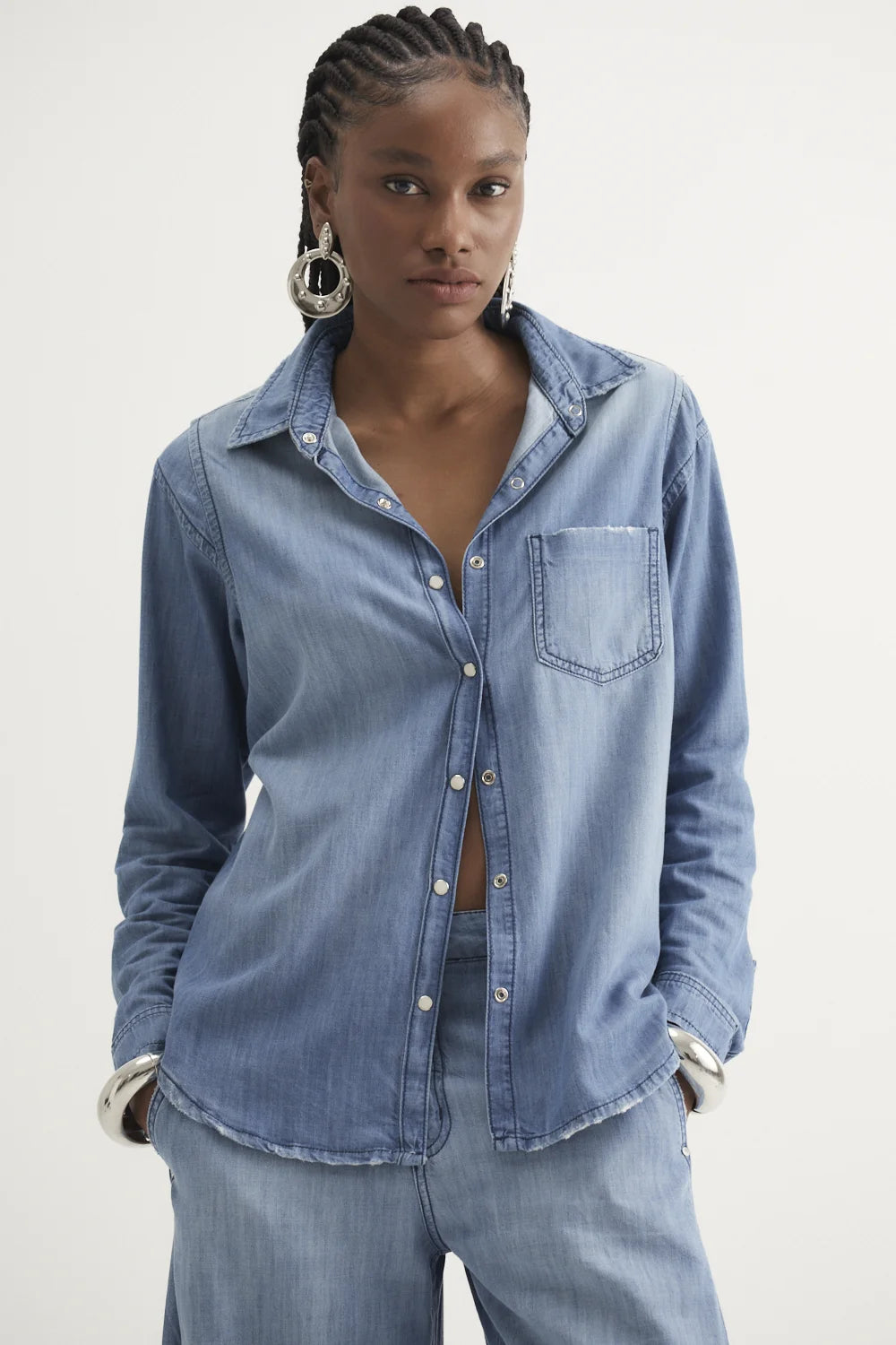 Potsdam basic denim Shirt