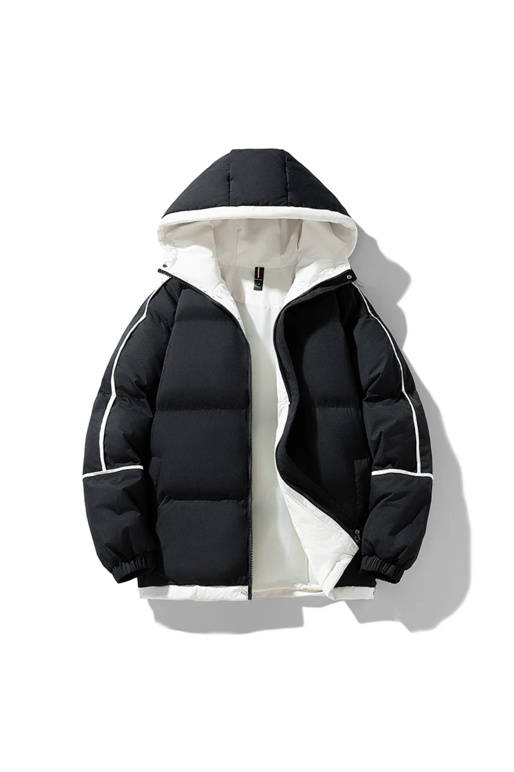 Women's Insulated Hooded Puffer Jacket - Windproof Winter Parka