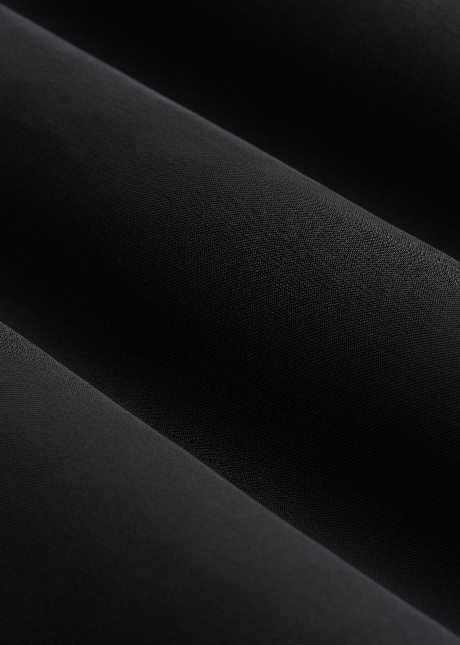 Button-Up Single-Pocket Blouse Black