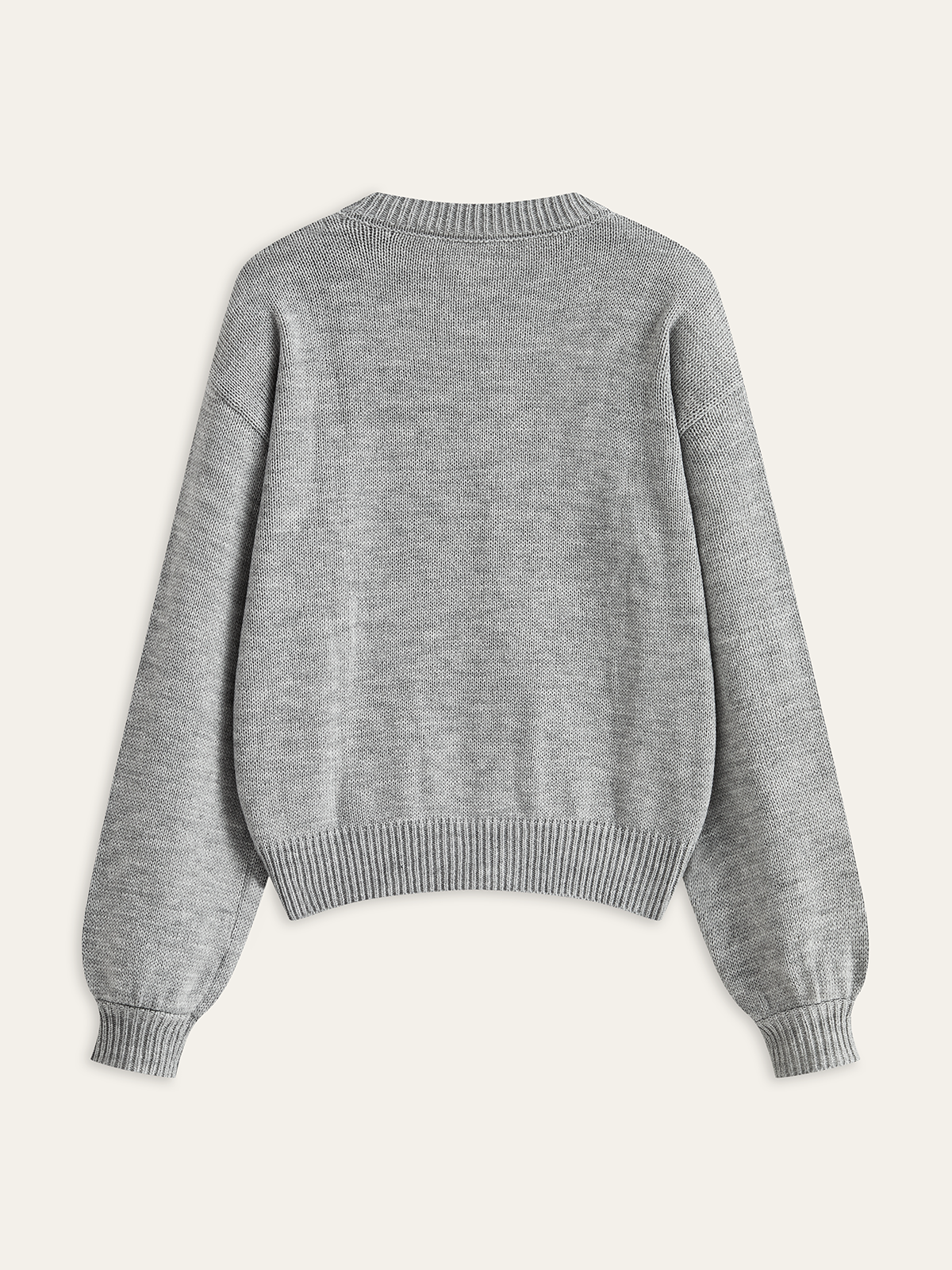 Flower Applique Sweater