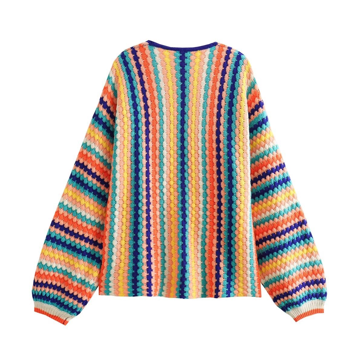 Knitted Jacket - Rainbow