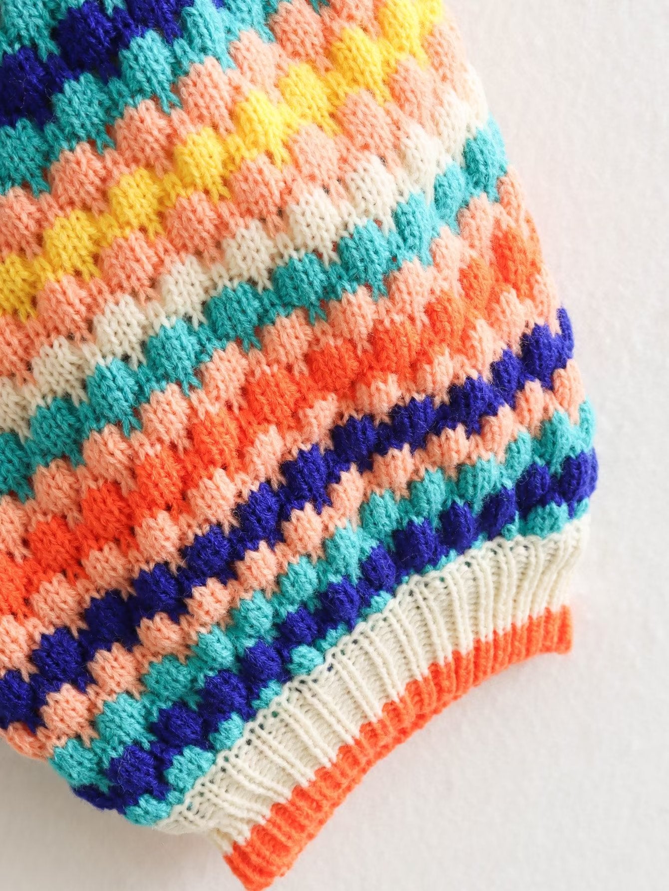 Knitted Jacket - Rainbow