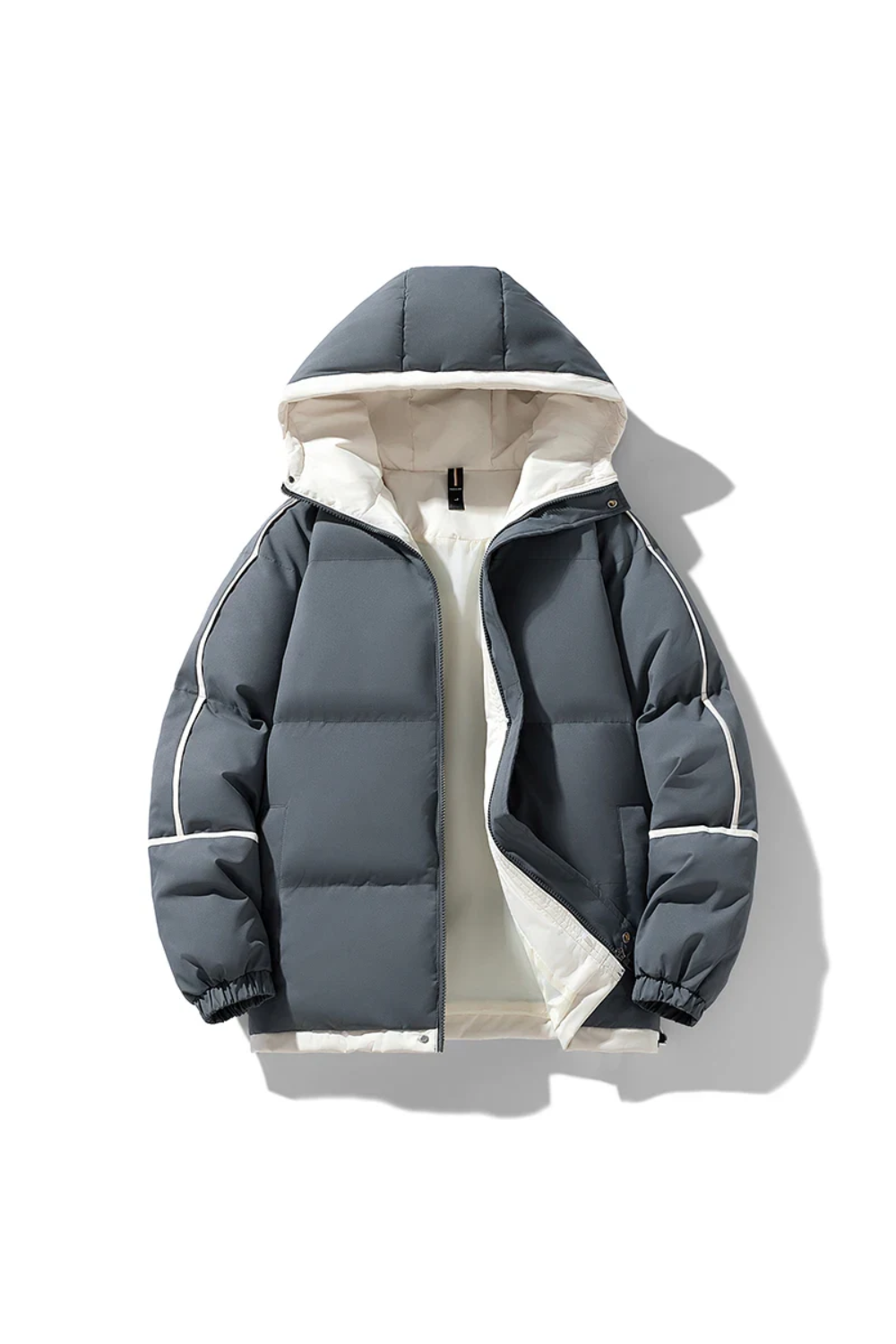 Women's Insulated Hooded Puffer Jacket - Windproof Winter Parka