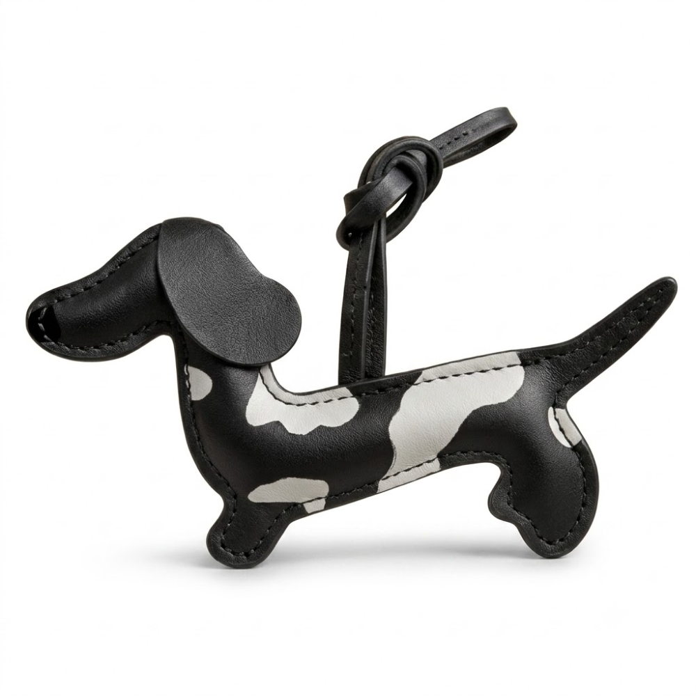 Leather Dachshund Charm