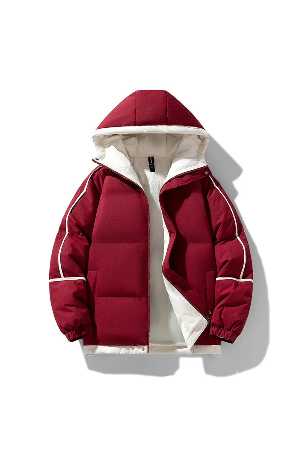 Women's Insulated Hooded Puffer Jacket - Windproof Winter Parka