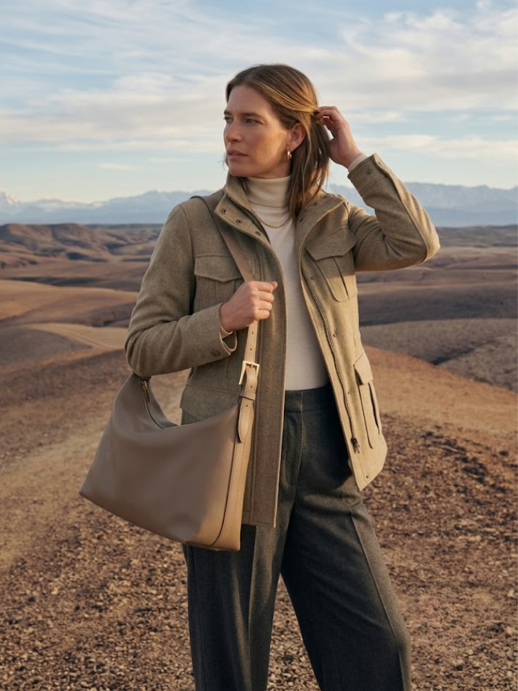 Amelia Buckle Shoulder Bag