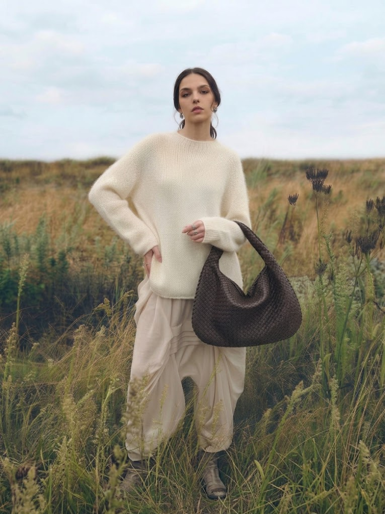 Clara Woven Hobo Bag