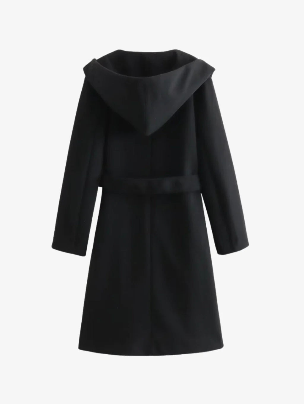 Coat with Hood and Drawstring