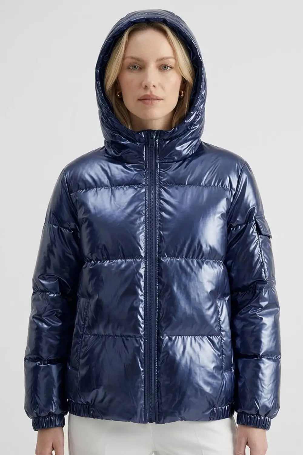 Women's Waterproof Insulated Puffer Jacket - Technical Windproof Winter Coat