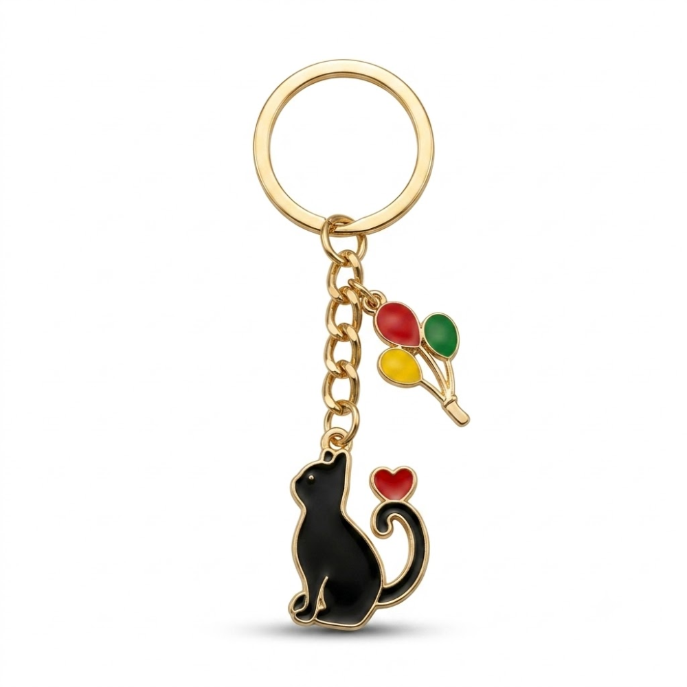 Gold Cat Charm