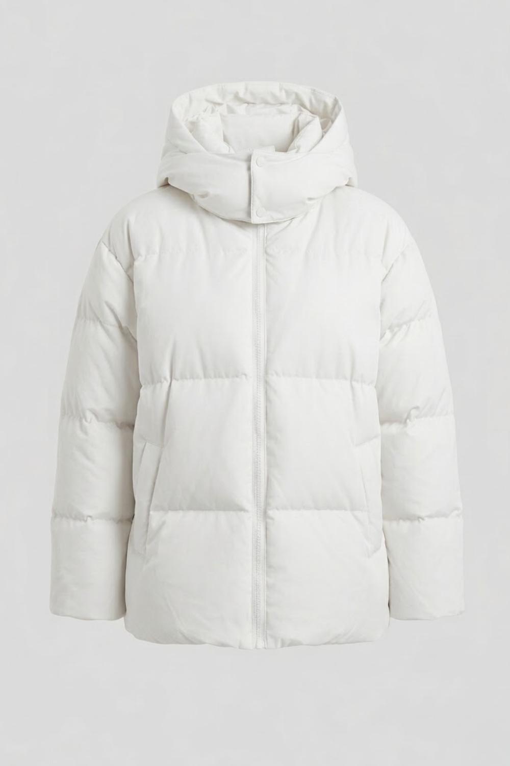 Women's Insulated Puffer Jacket - Oversized Hooded Winter Coat