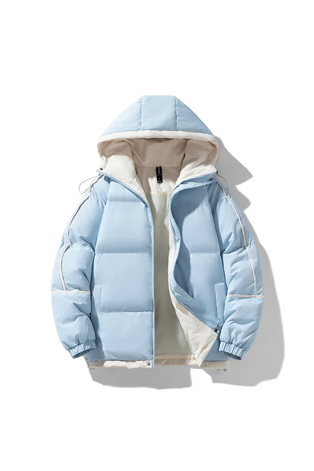 Women's Insulated Hooded Puffer Jacket - Windproof Winter Parka