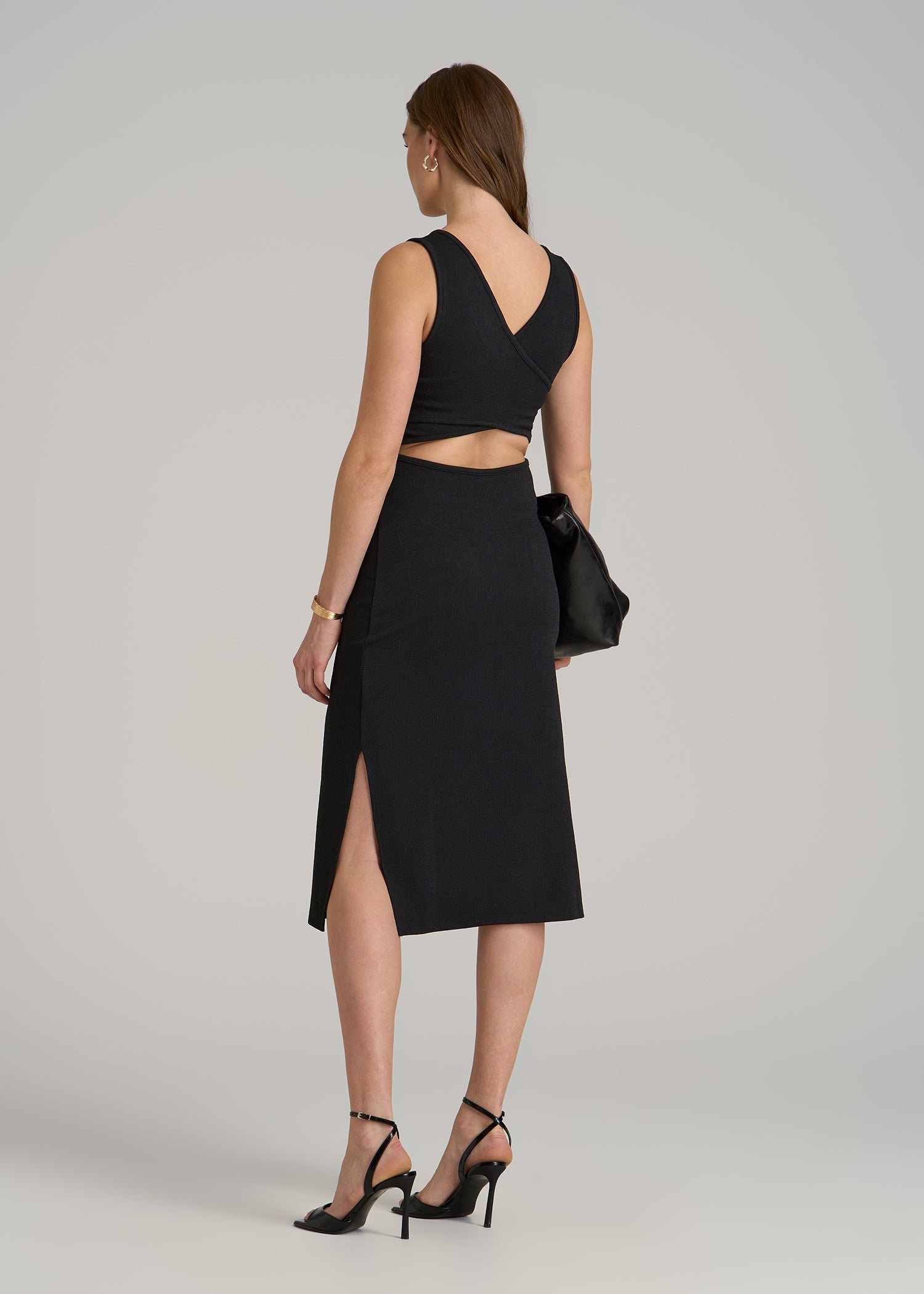 Midi Cross Dress Black