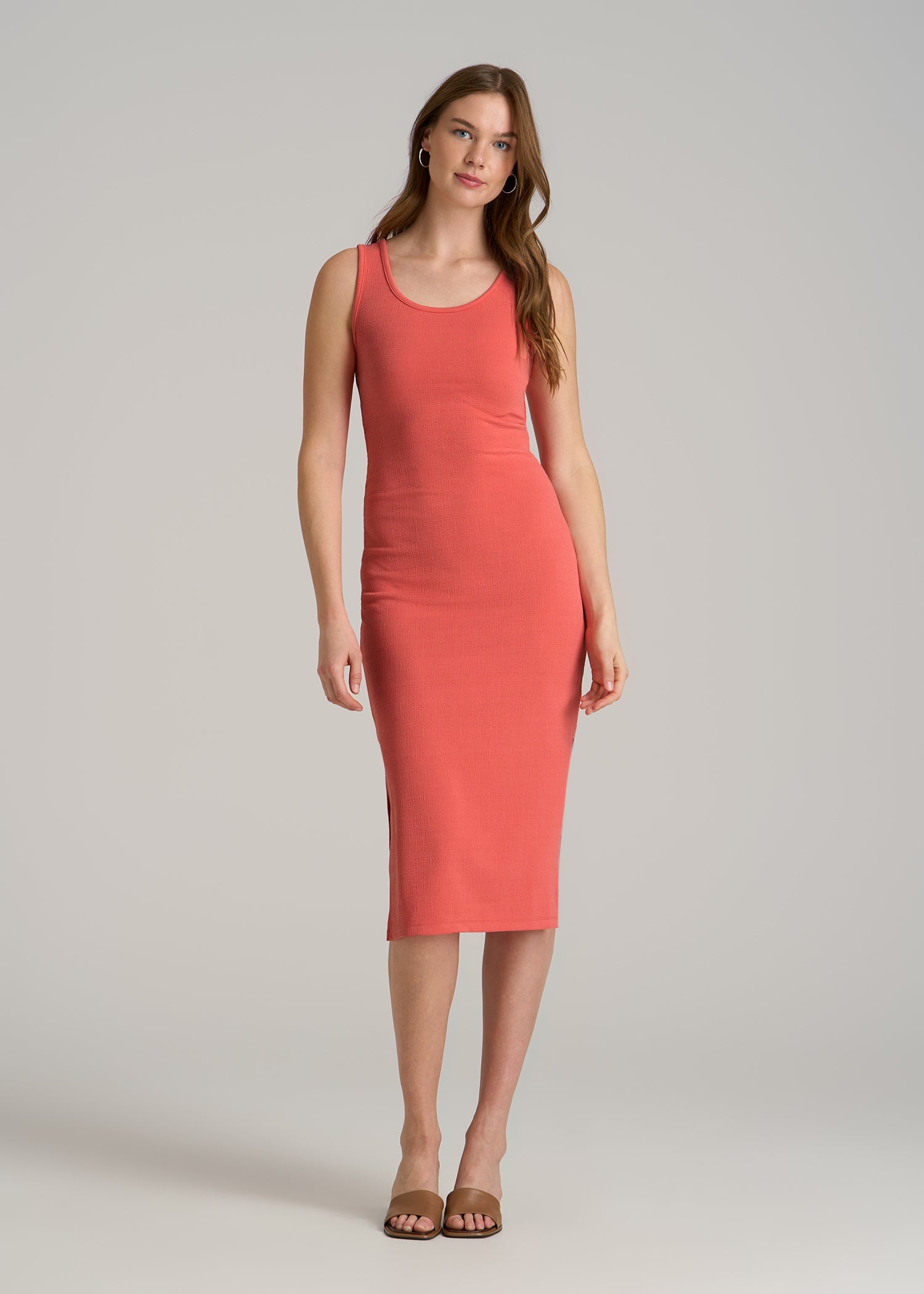 Midi Cross Dress Coral