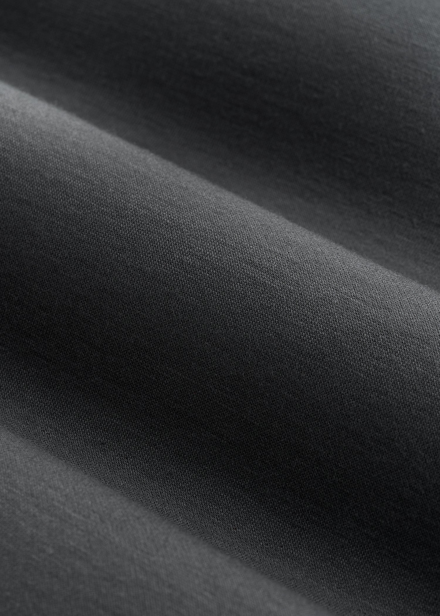 Pull-On Tie Waist Wide Leg Pants Iron Grey