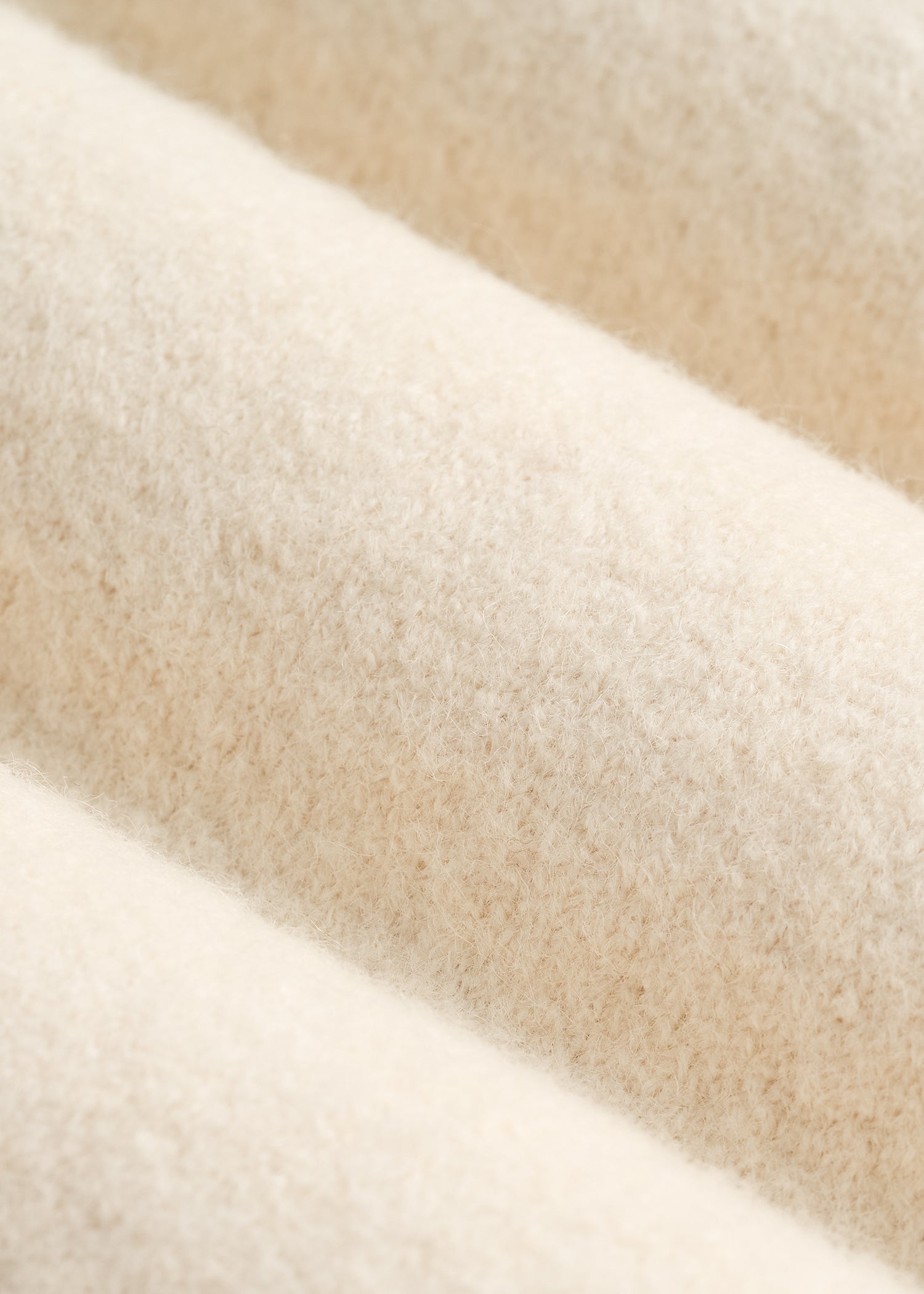 Crewneck Wool Blend Tall Women's Sweater in White