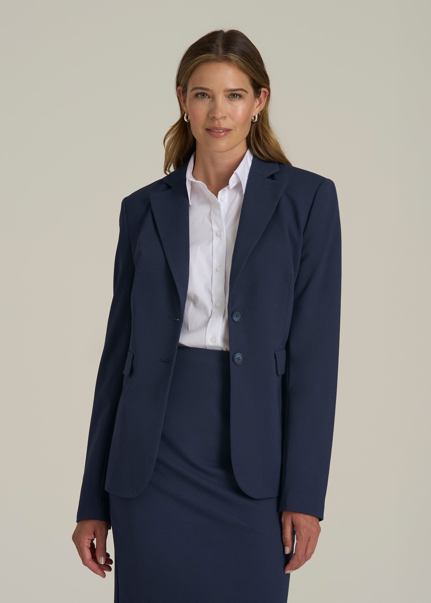 Slim-Fit Blazer Navy