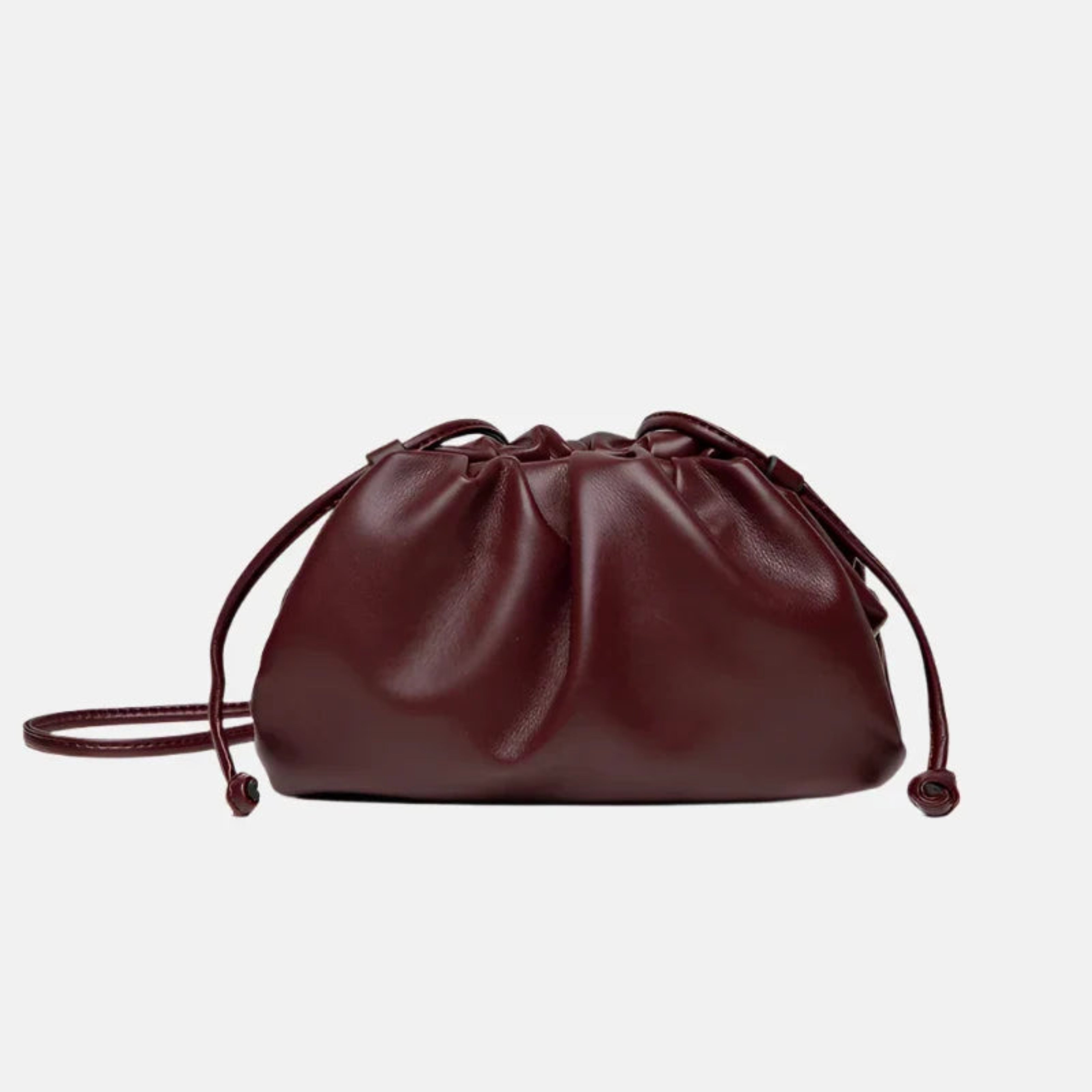 Lisa Ruched Pouch Bag