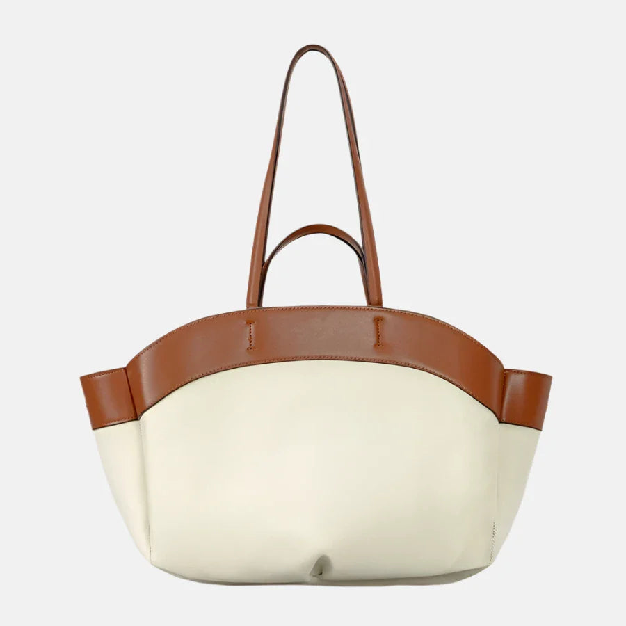 Cleo Leather Tote Bag