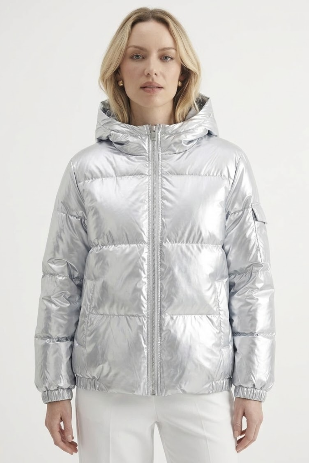Women's Waterproof Insulated Puffer Jacket - Technical Windproof Winter Coat