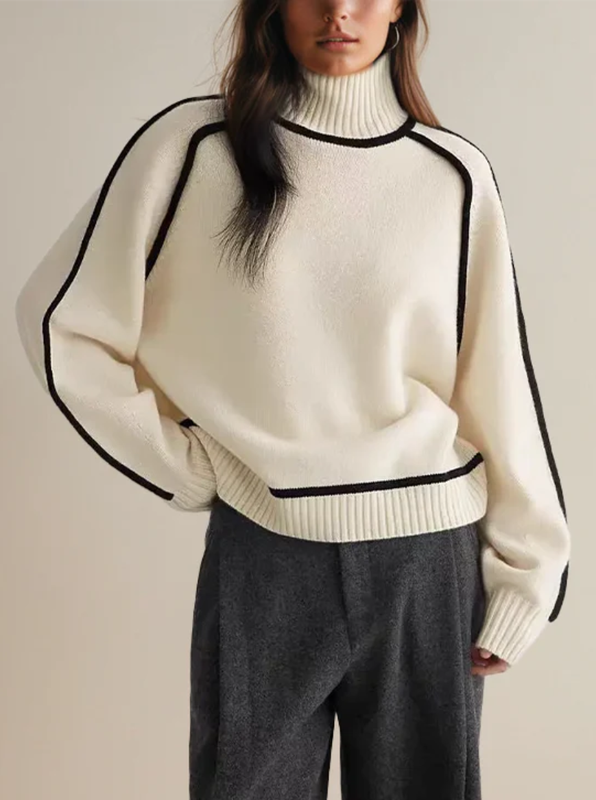 High Neck Sweater - Nina