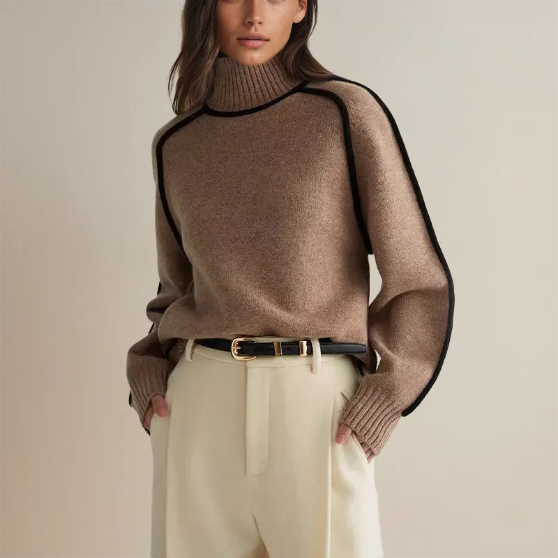 High Neck Sweater - Nina