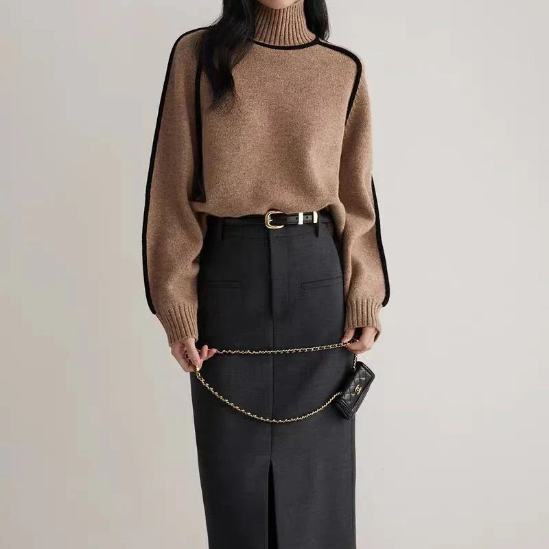 High Neck Sweater - Nina