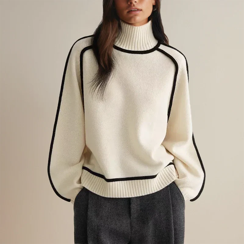 High Neck Sweater - Nina