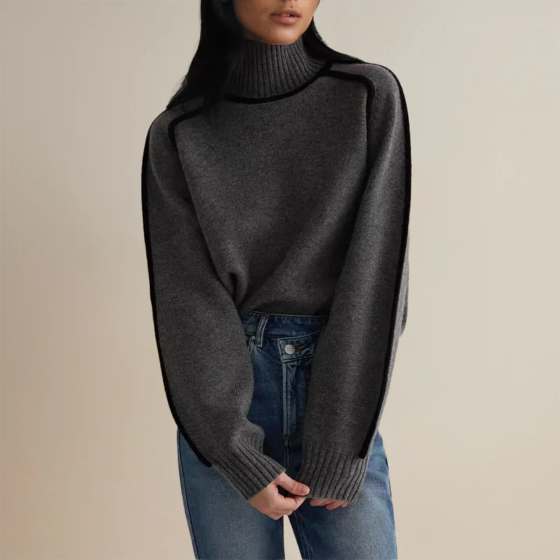 High Neck Sweater - Nina