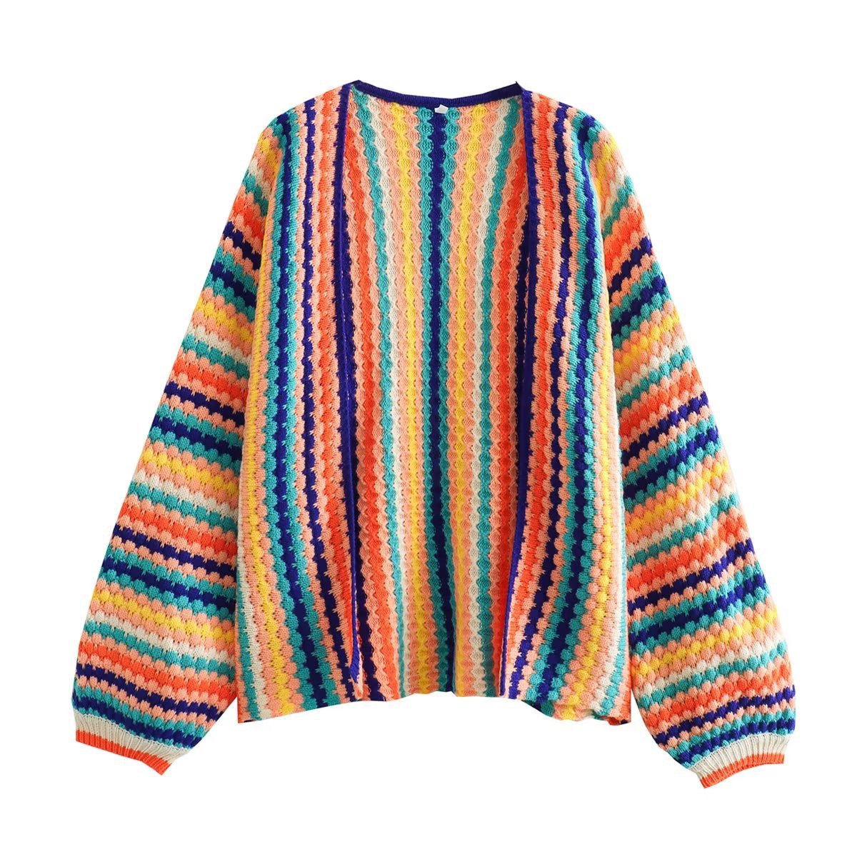 Knitted Jacket - Rainbow