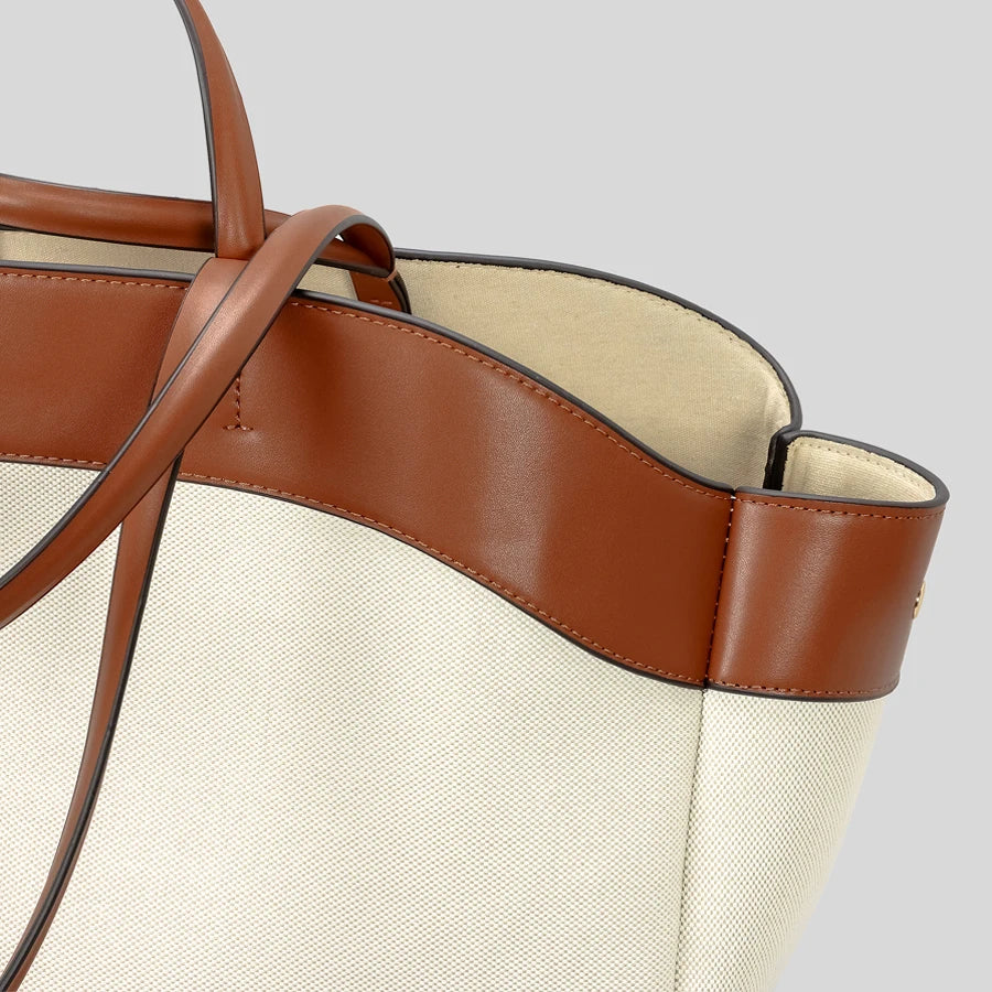 Cleo Leather Tote Bag