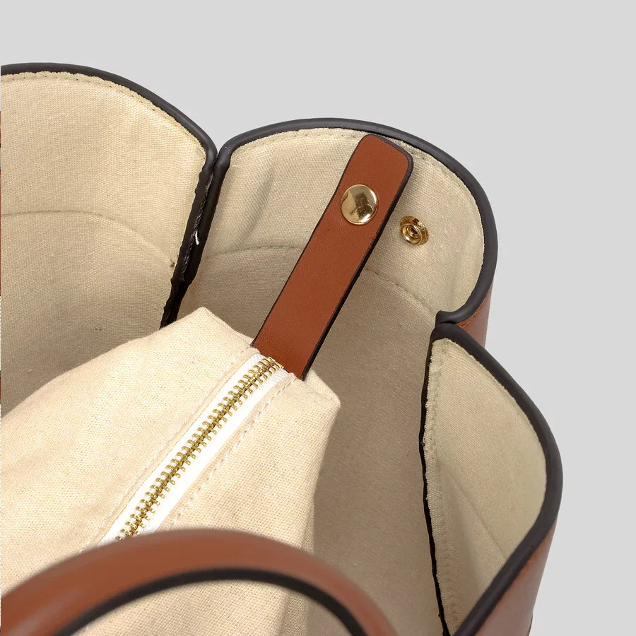 Cleo Leather Tote Bag