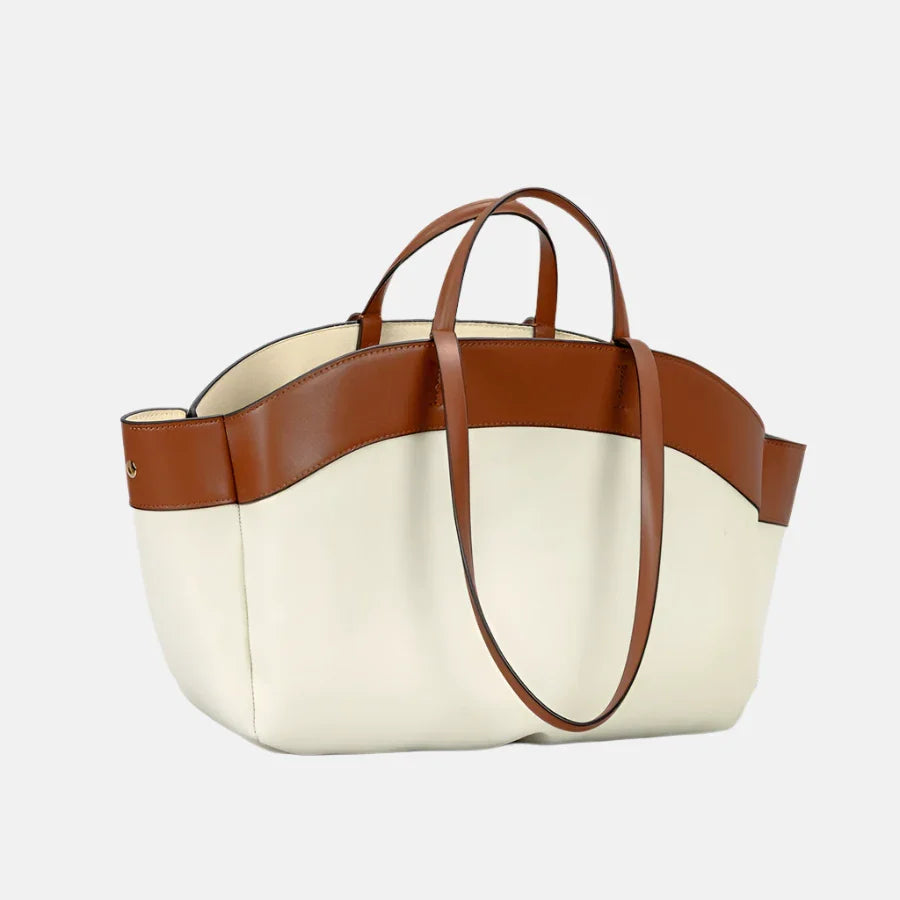 Cleo Leather Tote Bag