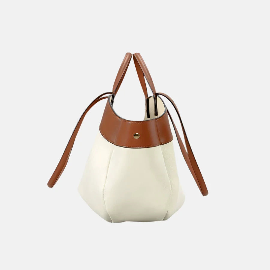 Cleo Leather Tote Bag