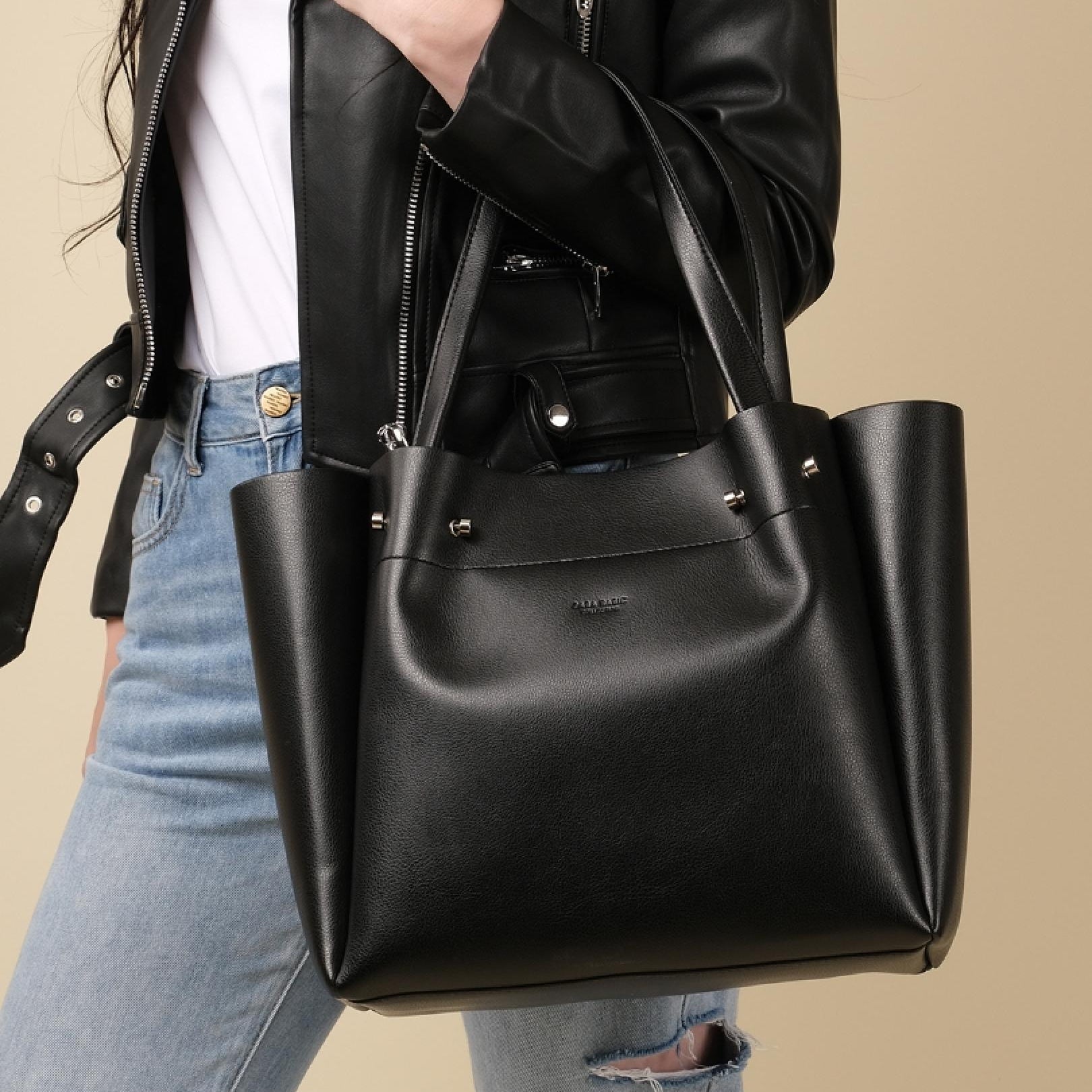 Milan Leather Tote Bag