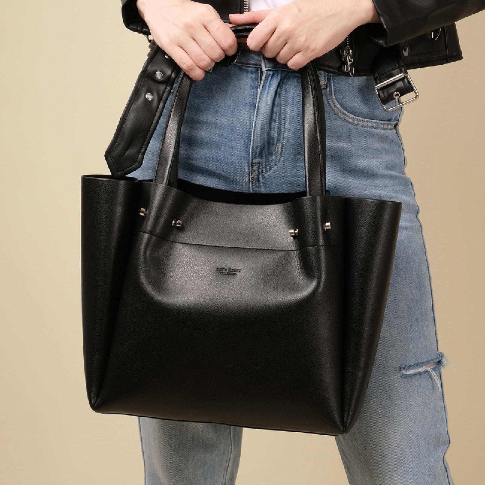 Milan Leather Tote Bag