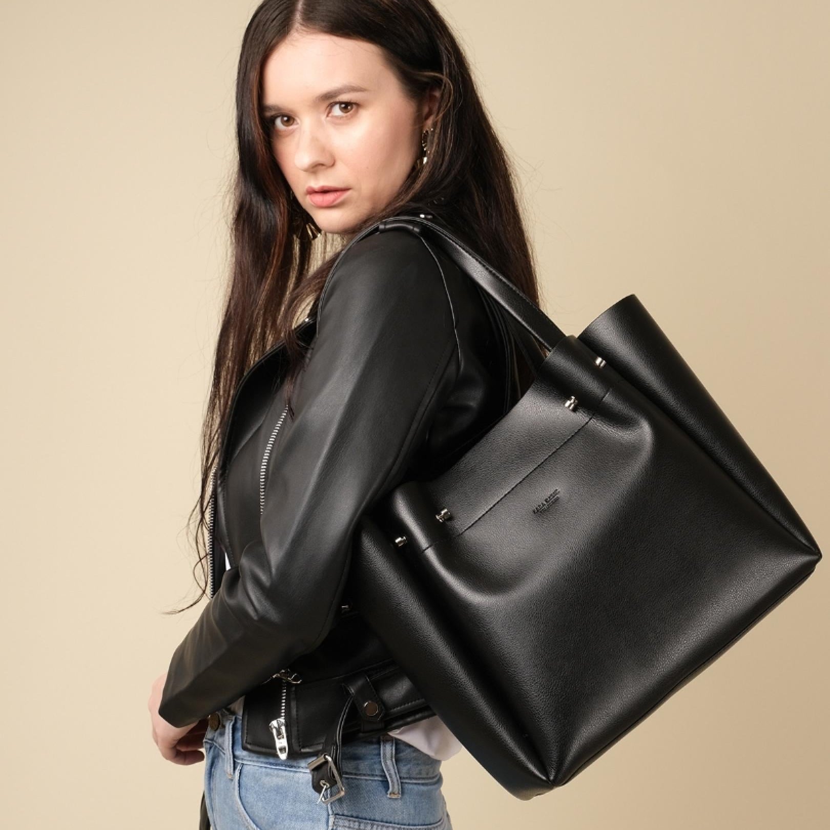 Milan Leather Tote Bag
